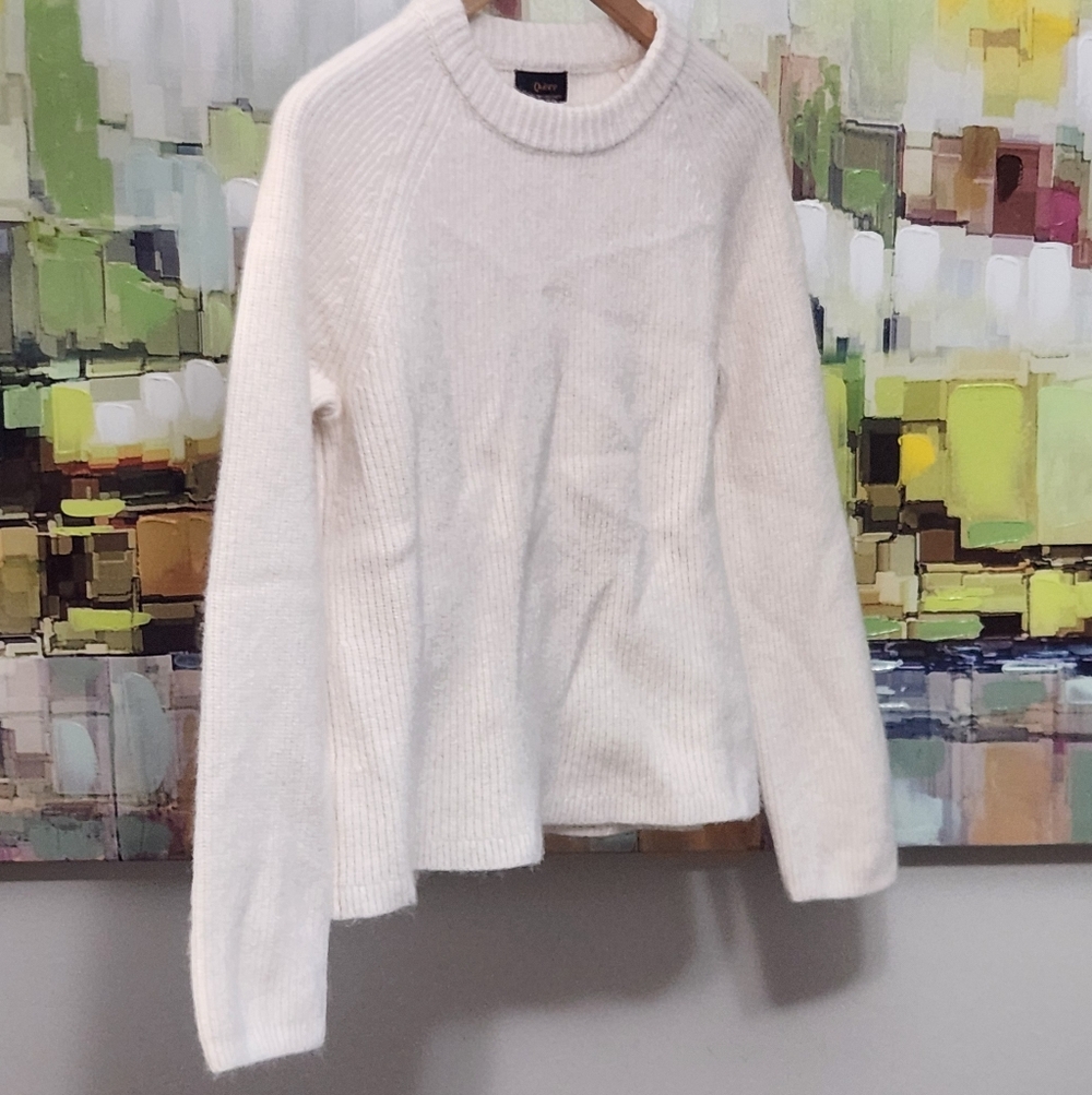 Quince Cream Women's Crew Neck Cashmere  Sweater - Picture 7 of 10